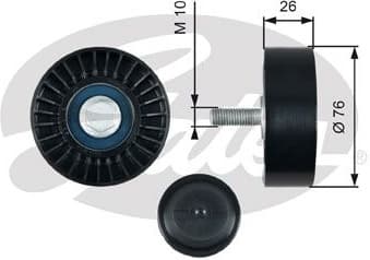 Deflection/Guide Pulley, V-ribbed belt DriveAlign™ T36485