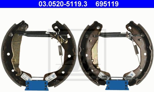 Brake Shoe Set Original ATE TopKit 03.0520-5119.3
