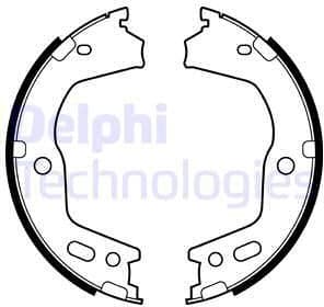 Brake Shoe Set, parking brake LS2154