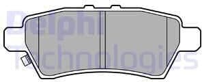 Brake Pad Set, disc brake LP2016