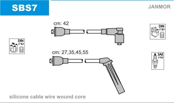 Ignition Cable Kit SBS7