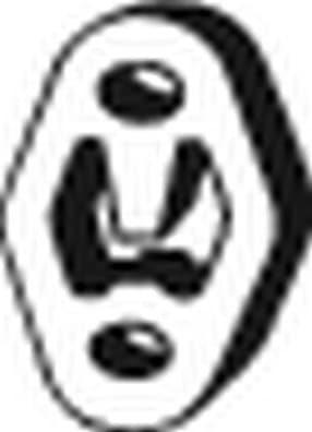 Mount, exhaust system 255-064