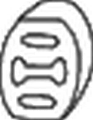 Mount, exhaust system 255-022