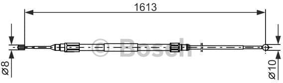 Cable Pull, parking brake 1 987 477 987
