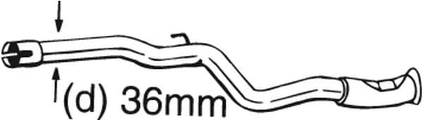 Repair Pipe, catalytic converter 889-167