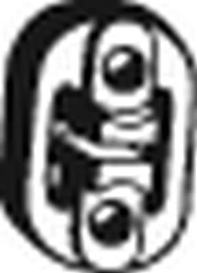 Mount, exhaust system 255-811