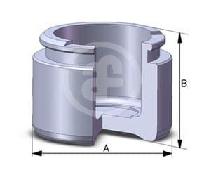 Piston, brake caliper D02524