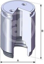 Piston, brake caliper D02545