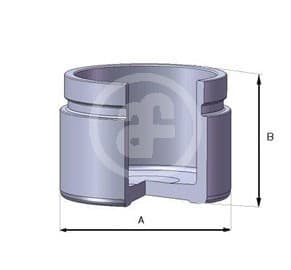 Piston, brake caliper D02547