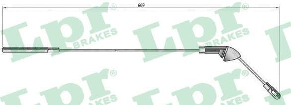 Cable Pull, parking brake C0579B