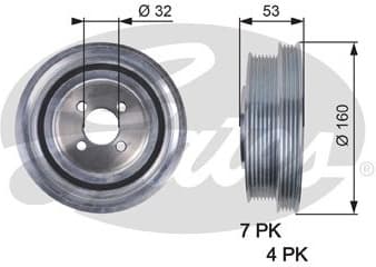 Belt Pulley, crankshaft DriveAlign™ TVD1079