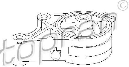 Mounting, engine 206 578