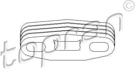 Mount, exhaust system 201 716