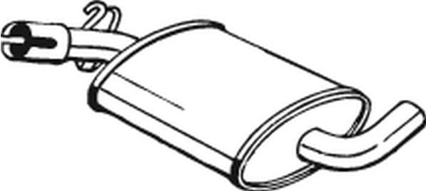 Centre Muffler 233-407