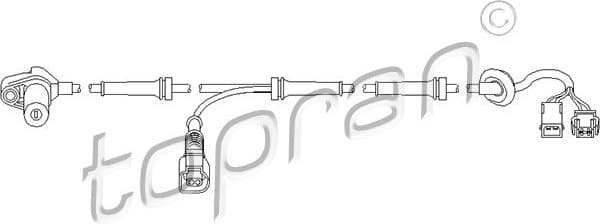 Sensor, wheel speed 110 483