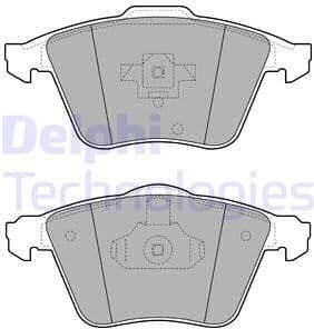 Brake Pad Set, disc brake LP1943