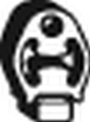 Mount, exhaust system 255-126