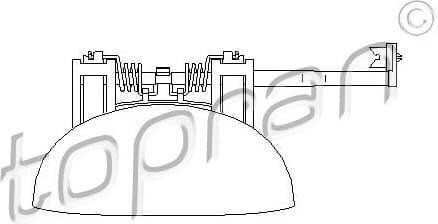 Exterior Door Handle 721 713