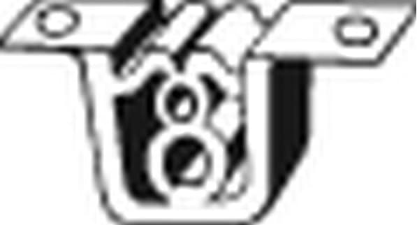 Mount, exhaust system 255-077