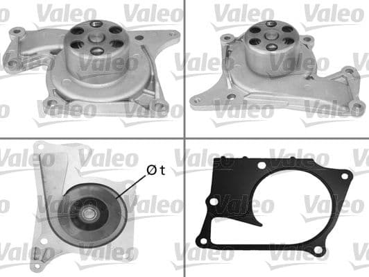 Water Pump, engine cooling 506993