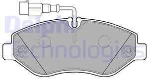 Brake Pad Set, disc brake LP2043