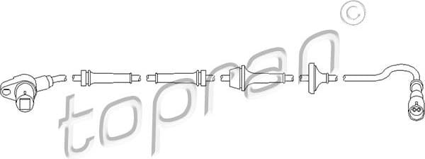 Sensor, wheel speed 111 073