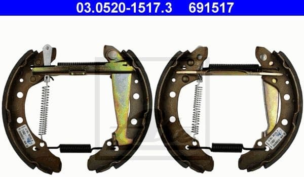 Brake Shoe Set Original ATE TopKit 03.0520-1517.3