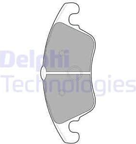 Brake Pad Set, disc brake LP2099