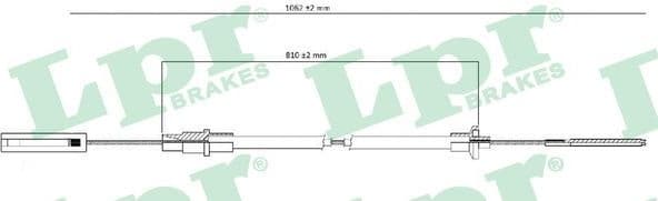 Cable Pull, clutch control C0256C