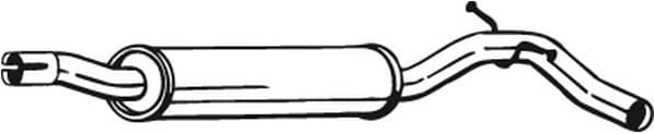 Centre Muffler 220-007