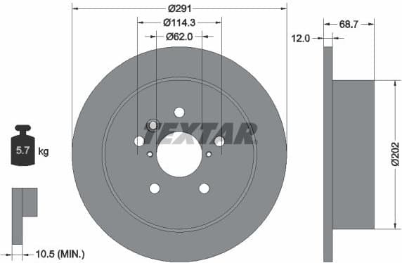 Brake Disc PRO 92144203
