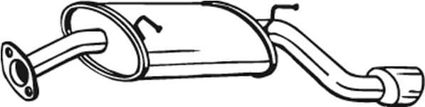 Rear Muffler 128-003