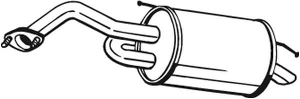 Rear Muffler 128-001