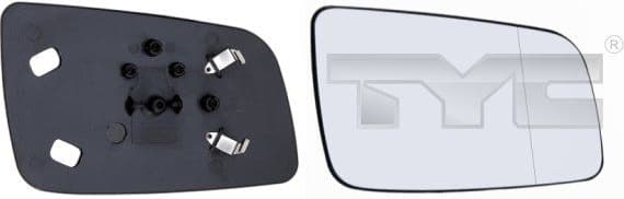 Mirror Glass, exterior mirror 325-0014-1