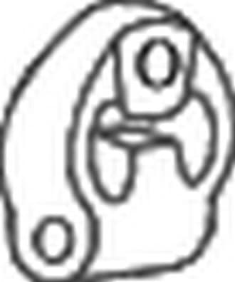 Mount, exhaust system 255-011