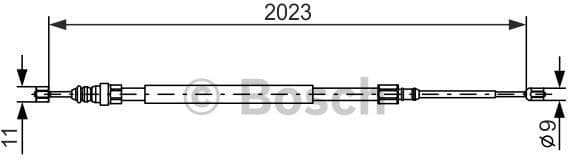 Cable Pull, parking brake 1 987 477 786