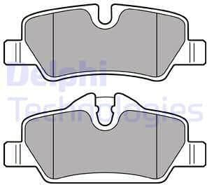 Brake Pad Set, disc brake LP2762