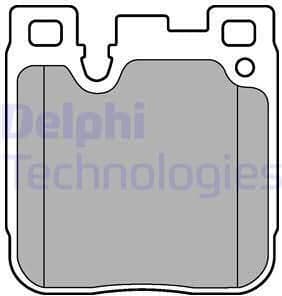 Brake Pad Set, disc brake LP3249