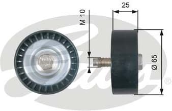 Deflection/Guide Pulley, V-ribbed belt DriveAlign™ T36322