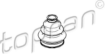 Bellow, drive shaft 500 613