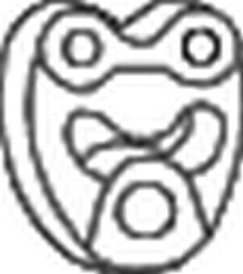 Mount, exhaust system 255-304