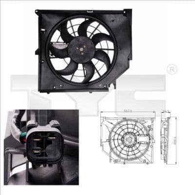 Fan, air conditioning condenser 803-0005