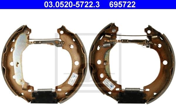 Brake Shoe Set Original ATE TopKit 03.0520-5722.3