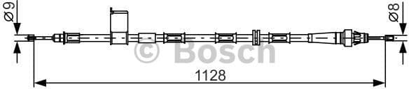 Cable Pull, parking brake 1 987 482 363