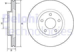 Brake Disc BG4562C