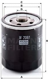 Oil Filter W 7061
