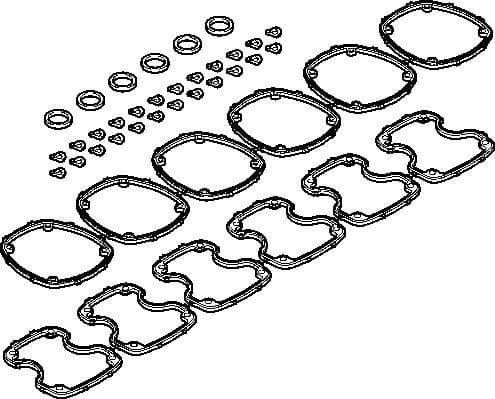 Gasket Set, cylinder head cover 570.478