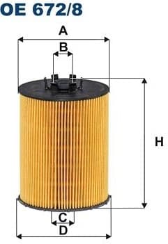Oil Filter OE 672/8