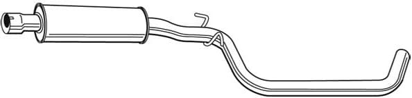 Centre Muffler 22880