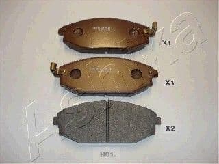 Brake Pad Set, disc brake 50-H0-001